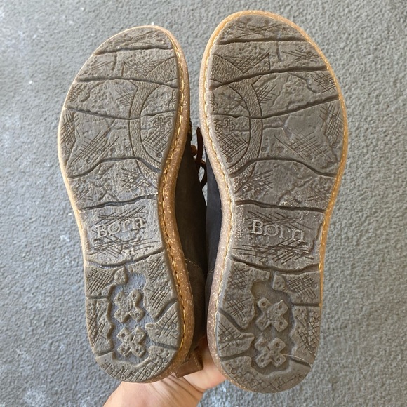 Born Temple Rust Suede Leather Ankle Boots Women’s 6 Boho F32529 - Picture 7 of 14